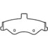 Bendix D750CT Disc Brake Pad Set CT3 Disc Pad Set