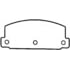 Bendix D189 Disc Brake Pad Set DISC PAD PKG
