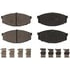 D207 by BENDIX - CQ Ceramic Brake Disc Pad Set, Front