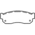 D275CT by BENDIX - CT3 Disc Pad Set