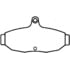 D347CT by BENDIX - CT3 Disc Pad Set