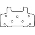 Bendix MKD368FM Disc Brake Pad Set Pad Disc