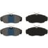 MKD676 by BENDIX - Disc Brake Pad Set - Semi Metallic