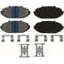 MKD748 by BENDIX - Disc Brake Pad Set - Semi Metallic