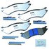 MKD758FM by BENDIX - FLEET METLOK Disc Brake Pad Set