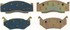 MKD84 by BENDIX - Disc Brake Pad Set - Semi Metallic