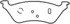 MKD858FM by BENDIX - FLEET METLOK Disc Brake Pad Set