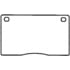 Bendix MKD135 Disc Brake Pad Set DISC PAD PKG