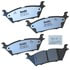Bendix MKD1790FM Disc Brake Pad Set FLEET METLOK Disc Brake Pad Set
