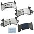 Bendix MKD202FM Disc Brake Pad Set FLEET METLOK Disc Brake Pad Set