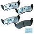 MKD881FM by BENDIX - FLEET METLOK Disc Brake Pad Set