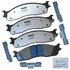 MKD965FM by BENDIX - FLEET METLOK Disc Brake Pad Set