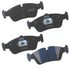 SBM781 by BENDIX - Disc Brake Pad Set - Front, Semi-Metallic, Integrally Molded, D781 FMSI