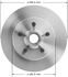 141829 by BENDIX - Disc Brake Rotor - 11.61 in. Outside Diameter
