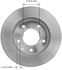 141845 by BENDIX - Disc Brake Rotor - 10.13 in. Outside Diameter