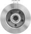 141906 by BENDIX - Disc Brake Rotor - 11.72 in. Outside Diameter