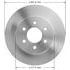 145147 by BENDIX - Disc Brake Rotor - 11.29 in. Outside Diameter