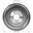 PDR0017 by BENDIX - Brake Drum - Front/Rear, 11", Cast Iron, Natural, 5 Lug Holes