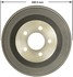 PDR0017 by BENDIX - Brake Drum - Front/Rear, 11", Cast Iron, Natural, 5 Lug Holes