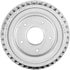 PDR0059 by BENDIX - Brake Drum - 9.5", Cast Iron, Natural, 5 Lug Holes, 4.75" Bolt Circle