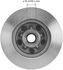 141201 by BENDIX - Disc Brake Rotor - 10.98 in. Outside Diameter