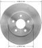 141379 by BENDIX - Disc Brake Rotor - 10.23 in. Outside Diameter