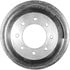 PDR0520 by BENDIX - Brake Drum - Rear, 12", Cast Iron, Natural, 8 Lug Holes, 6.5" Bolt Circle