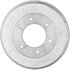 PDR0526 by BENDIX - Brake Drum - Rear, 10.25", Cast Iron, Natural, 6 Lug Holes, 5.5" Bolt Circle