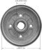 PDR0528 by BENDIX - Brake Drum - Cast Iron, 7.875 Inch Diameter, 4 Lug Holes