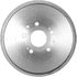 Bendix PDR0582 Brake Drum Brake Drum - Rear, 10", Cast Iron, Natural, 5 Lug Holes, 4.5" Bolt Circle