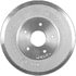 Bendix PDR0720 Brake Drum Brake Drum - Rear, 12.34", Cast Iron, Natural, 5 Lug Holes, 4.5" Bolt Circle