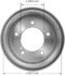 PDR0683 by BENDIX - Brake Drum - Rear, 10", Cast Iron, Natural, 5 Lug Holes, 5.5" Bolt Circle