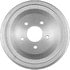 PDR0742 by BENDIX - Brake Drum - Rear, 11.030", Cast Iron, Natural, 5 Lug Holes, 4.5" Bolt Circle