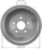 PDR0769 by BENDIX - Brake Drum - Rear, 10", Cast Iron, Natural, 5 Lug Holes, 4.5" Bolt Circle