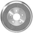 PDR0799 by BENDIX - Brake Drum - Rear, 9.845", Cast Iron, Natural, 5 Lug Holes, 4.5" Bolt Circle