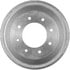 PDR0397 by BENDIX - Brake Drum - Rear, 12", Cast Iron, Natural, 8 Lug Holes, 6.5" Bolt Circle