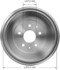 PDR0335 by BENDIX - Brake Drum - Fits Toyota Hi-Lux 1972-74 and Pickup 1972-78,81-83, Front/Rear