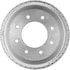 PDR0450 by BENDIX - Brake Drum - Rear, 13.307", Cast Iron, Natural, 8 Lug Holes, 165mm Bolt Circle