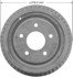 PDR0451 by BENDIX - Brake Drum - Rear, 8.86", Cast Iron, Natural, 5 Lug Holes, 115mm Bolt Circle
