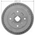 PDR0475 by BENDIX - Brake Drum - Cast Iron, 7.88 Inch Diameter, 4 Lug Holes