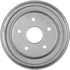 PDR0479 by BENDIX - Brake Drum - Rear, 11", Cast Iron, Natural, 5 Lug Holes, 5.5" Bolt Circle