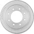 PDR0547 by BENDIX - Brake Drum - Rear, 12", Cast Iron, Natural, 8 Lug Holes, 6.5" Bolt Circle