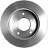 PRT1378 by BENDIX - Disc Brake Rotor - 10.02 In OD, 0.496 In Thickness, Iron, Smooth