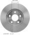 PRT1379 by BENDIX - Disc Brake Rotor - Iron, 10.25 Inch Diameter, 0.945 Inch Thickness, Vented, Smooth