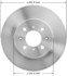 PRT1471 by BENDIX - Disc Brake Rotor - Iron, 10.31 Inch, 0.825 Inch Thick, Vented, Smooth