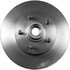 PRT1482 by BENDIX - Disc Brake Rotor and Hub Assembly - Global, Iron, Natural, Vented, 11.61" O.D.