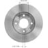 PRT1581 by BENDIX - Disc Brake Rotor - Iron, 9.43 Inch, 0.825 Inch Thick, Vented, Smooth