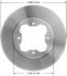 PRT1586 by BENDIX - Disc Brake Rotor - Iron, 10.21 Inch Diameter, 0.905 Inch Thickness, Vented, Smooth