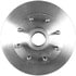 PRT1153 by BENDIX - Disc Brake Rotor and Hub Assembly - Global, Iron, Natural, Vented, 12.56" O.D.
