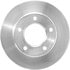 PRT1257 by BENDIX - Disc Brake Rotor - Hydraulic, Flat, 6 Bolt Holes, 6.50" Bolt Circle, 12.80" O.D.